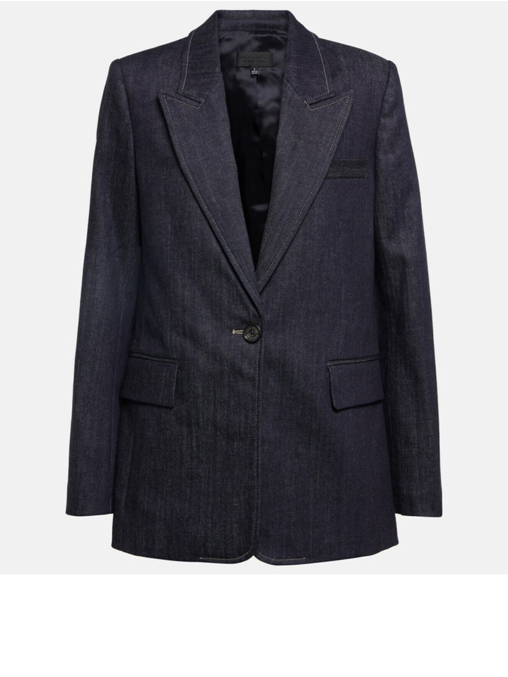 NWOT Nili Lotan Denim Blazer. Size 0